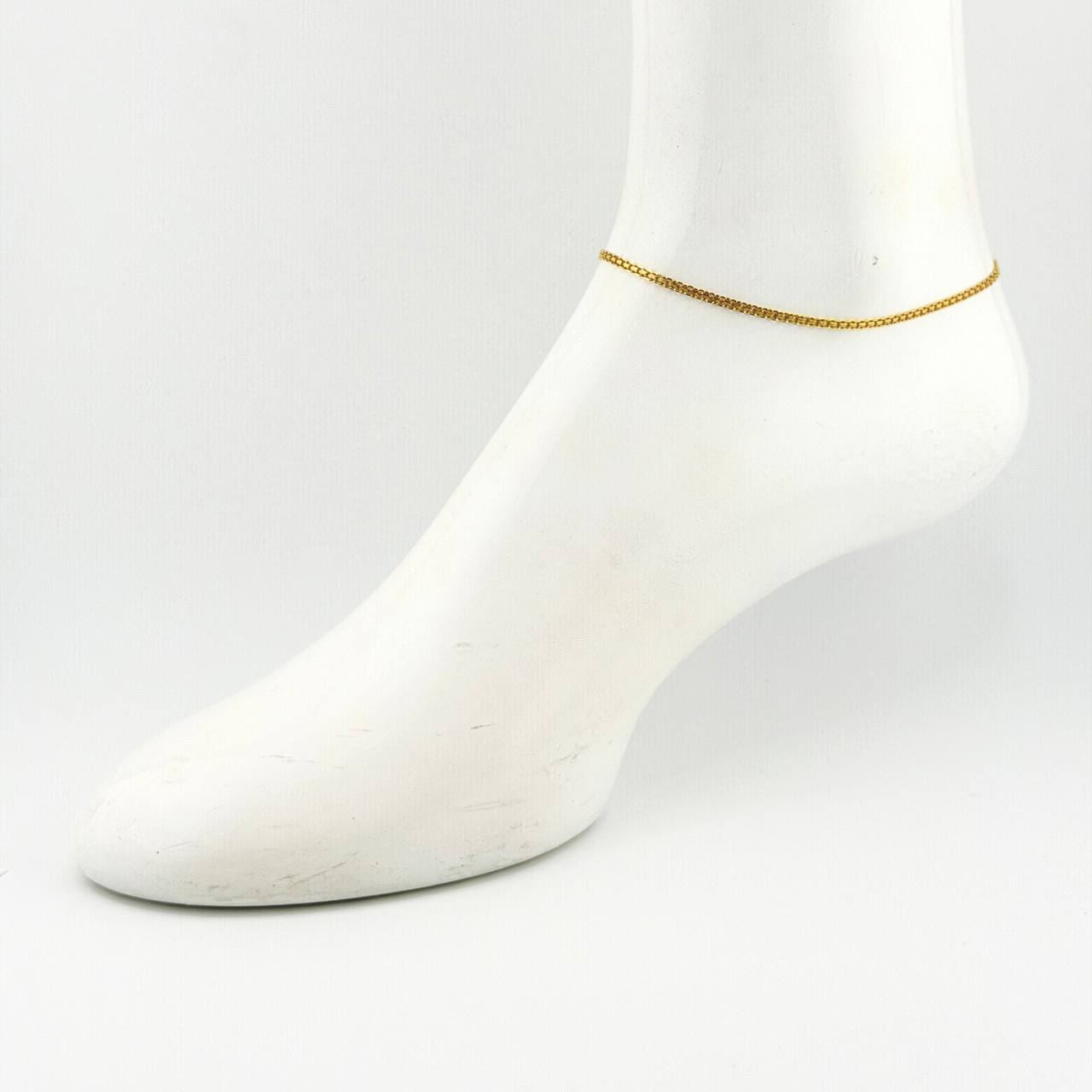 Tobillera China 2.55gr / 25cm / 2.2mm Oro Amarillo +1 18K *