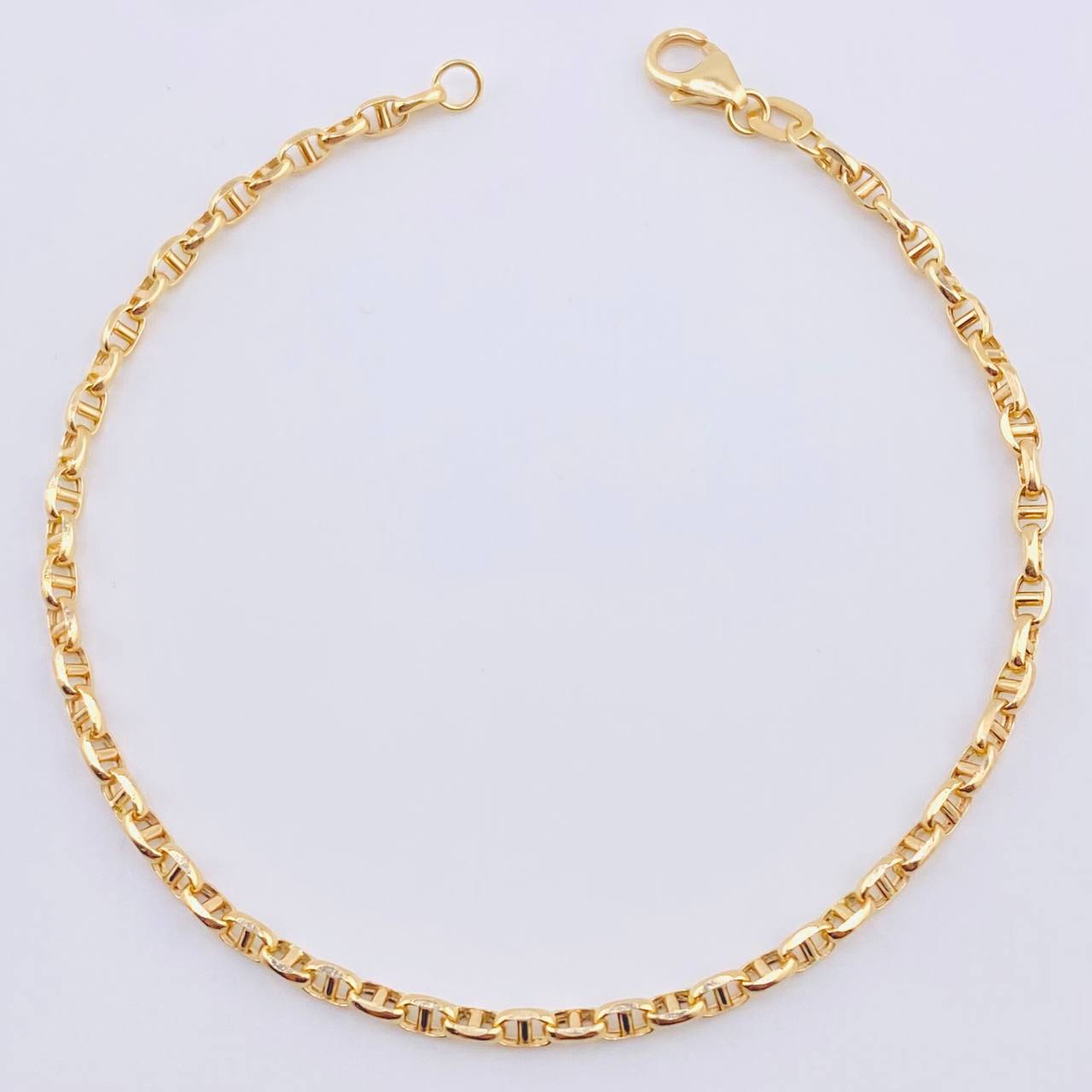 Pulso Escalera Volga 1.75gr / 19cm / 2.6mm Oro Amarillo +3 18K *