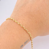 Pulso Escalera Volga 1.75gr / 19cm / 2.6mm Oro Amarillo +3 18K *