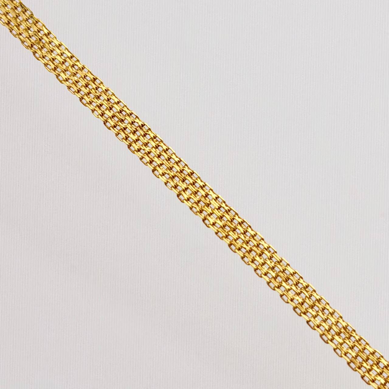 Cadena China 6.3gr / 60cm / 4.6mm Oro Amarillo +1 18K *