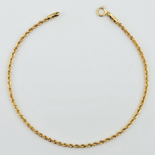 Pulso Lazo 0.8gr / 18cm / 1.7mm Oro Amarillo +3 18K ©