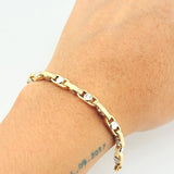 Pulso Clik Tornillo 7.5gr / 21cm / 4.3mm +4 Oro Amarillo 18K *