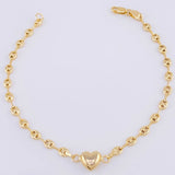 Pulso GC Corazon 2g / 17cm / 3.1mm Oro Amarillo 18K