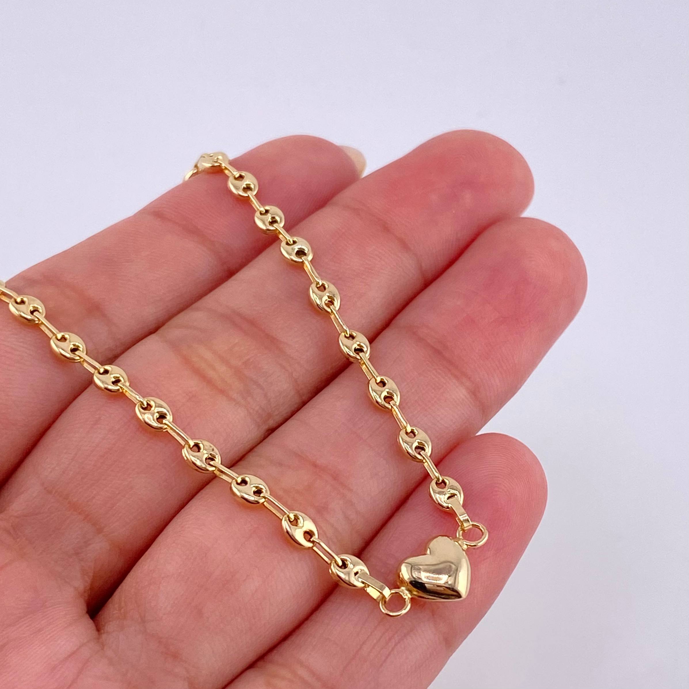 Pulso GC Corazon 2g / 16.9cm / 3.2mm Oro Amarillo 18K