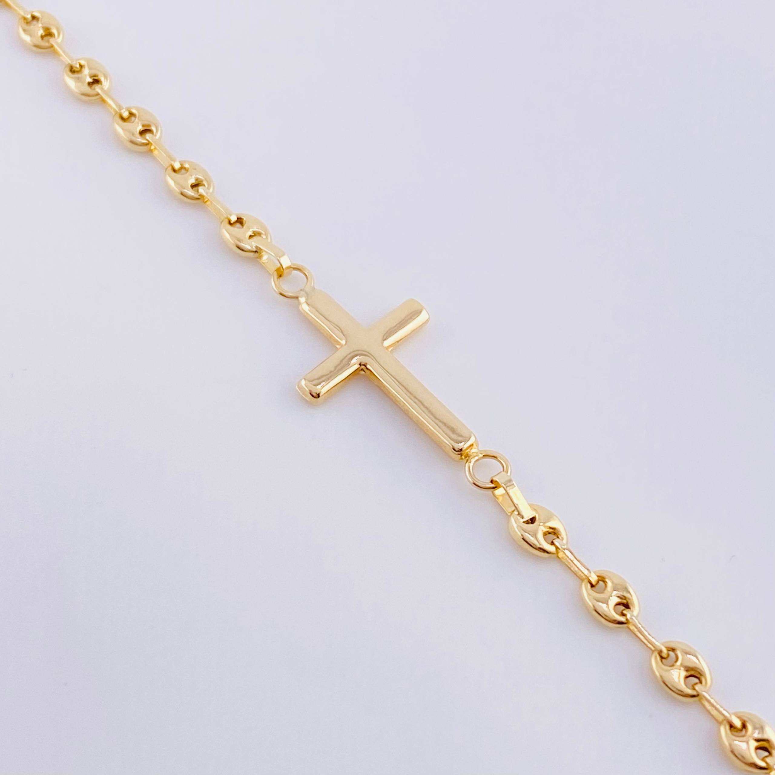 Pulso Gc Herraje Cruz Lisa 2.3 g / 16.8 cm / 3.2 mm Oro Amarillo 18K