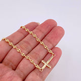 Pulso Gc  Herraje Cruz Lisa 2.35 g / 17 cm / 3.2 mm Oro Amarillo 18K