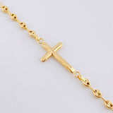 Pulso Gc Herraje Cruz Puntas Planas 2.45 g / 17.2 cm / 3.2 mm Oro Amarillo 18K