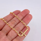 Pulso Gc Herraje Cruz Puntas Planas 2.45 g / 17.2 cm / 3.2 mm Oro Amarillo 18K