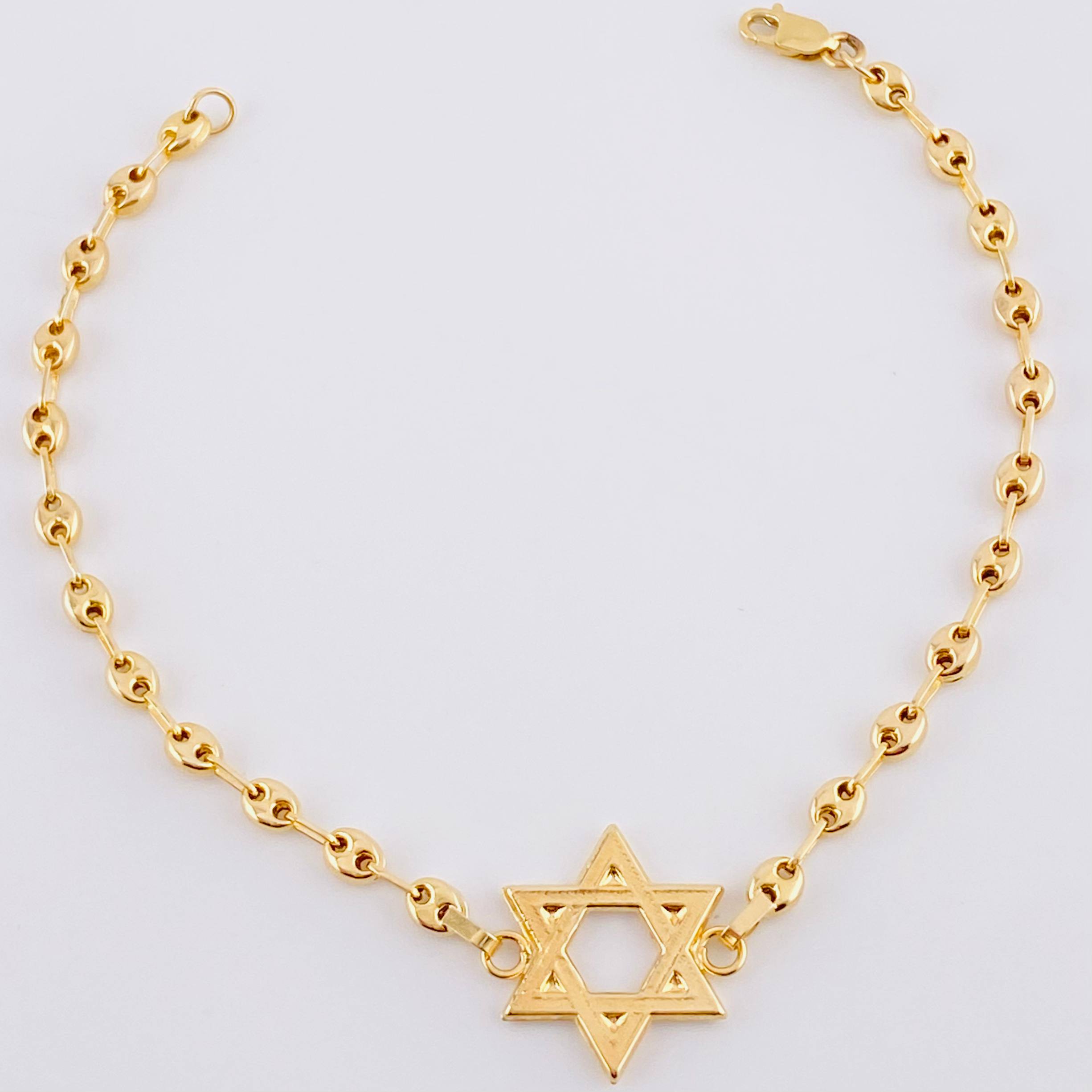 Pulso Gc Herraje Estrella David 2.8 g / 17.8 cm / 3.2 mm Oro Amarillo 18K