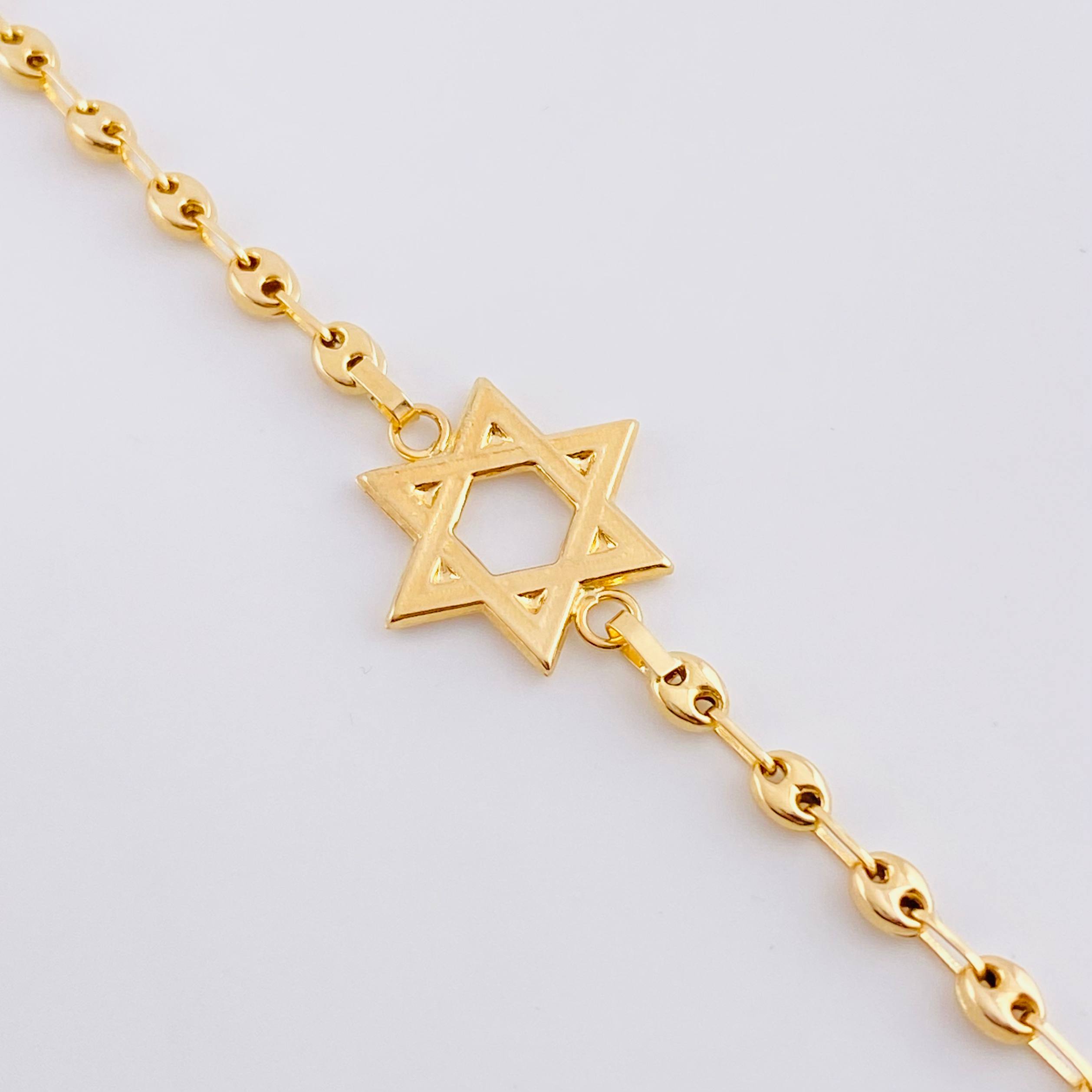 Pulso Gc Herraje Estrella David 2.8 g / 17.8 cm / 3.2 mm Oro Amarillo 18K