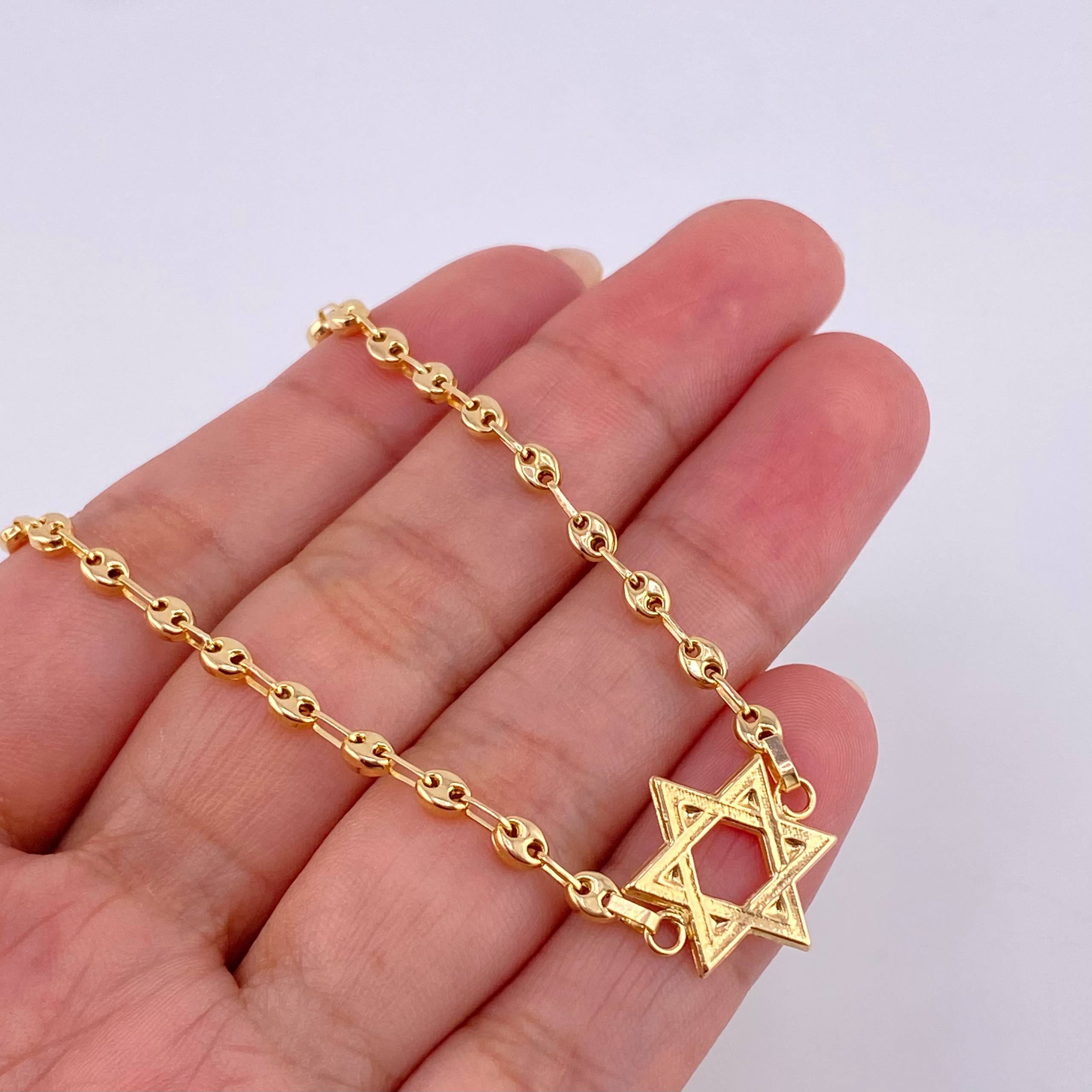 Pulso Gc Herraje Estrella David 2.8 g / 17.8 cm / 3.2 mm Oro Amarillo 18K