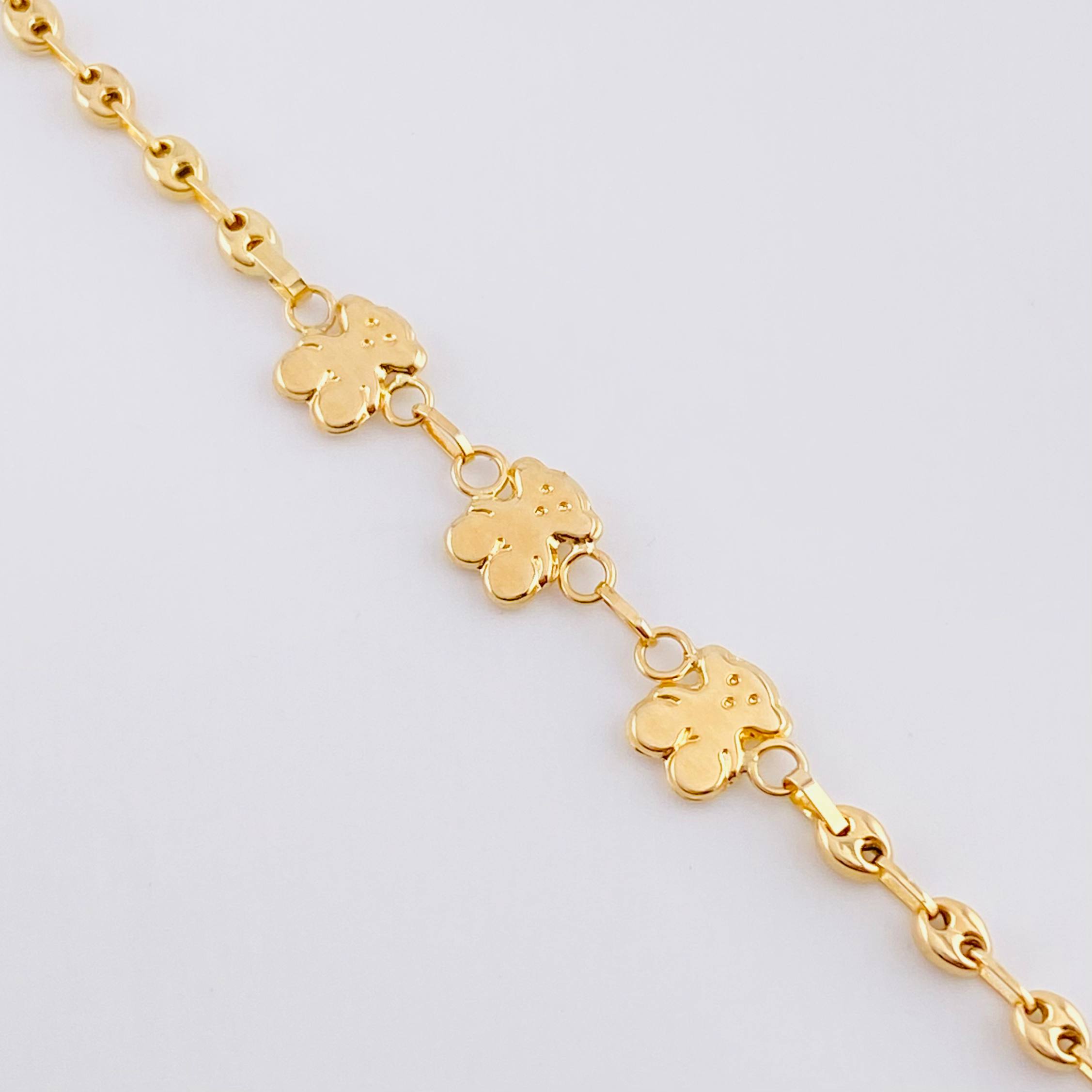 Pulso Gc Herraje Trio Osos 2.75 g / 18.5 cm / 3.2 mm Oro Amarillo 18K