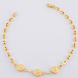 Pulso Gc Herraje Trio Moneda 2.75 g / 17.5 cm / 3.2 mm Oro Amarillo 18K
