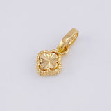 Dije Trebol Diamantado 0.45 g / 1.2 cm Oro Amarillo 18K