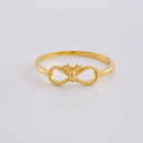 Anillo Moño Infinito 1.15 g / T5 Oro Amarillo 18K