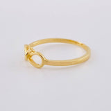 Anillo Moño Infinito 1.3 g / T6 1/2 Oro Amarillo 18K