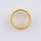 Anillo Carril Corazones 4.05 g / T5 1/4 Oro Amarillo 18K