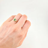Anillo Solitario Halo 2.75 g / T6 3/4 Oro Amarillo 18K