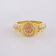 Anillo Correa Corona 4.15 g / T5 1/2 Dos Oros Amarillo Rosa 18K