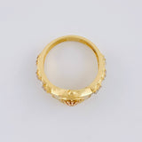 Anillo Correa corona 4.25g / T5 1/2 Dos Oros Amarillo Rosa 18K