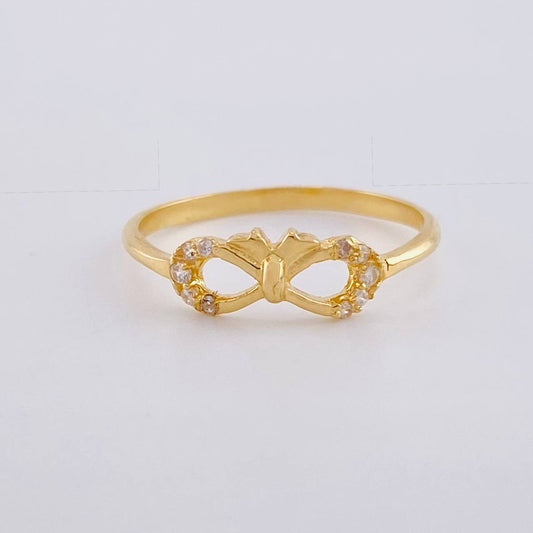 Anillo Moño Infinito 1.25 g / T5 1/2 Oro Amarillo 18K