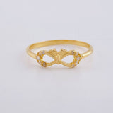 Anillo Moño Infinito 1.25 g / T5 1/2 Oro Amarillo 18K