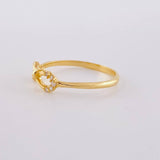 Anillo Moño Infinito 1.25 g / T5 1/2 Oro Amarillo 18K