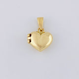 Dije Relicario Corazón 3.1 g / 2.1 cm Oro Amarillo 18K