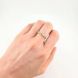 Anillo Corona De Corazones 1.9 g / T6 1/2 Oro Amarillo 18K