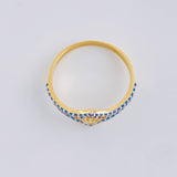 Anillo Corona Rombo 1.9 g / T7 3/4 Oro Amarillo 18K