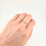 Anillo Abeja Geometrica 1.75 g / T7 1/4 Oro Amarillo 18K