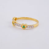 Anillo Corona De Corazones 1.9 g / T6 1/2 Oro Amarillo 18K