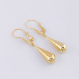 Candongas Lagrima 0.85 g / 3.1 cm Oro Amarillo 18K