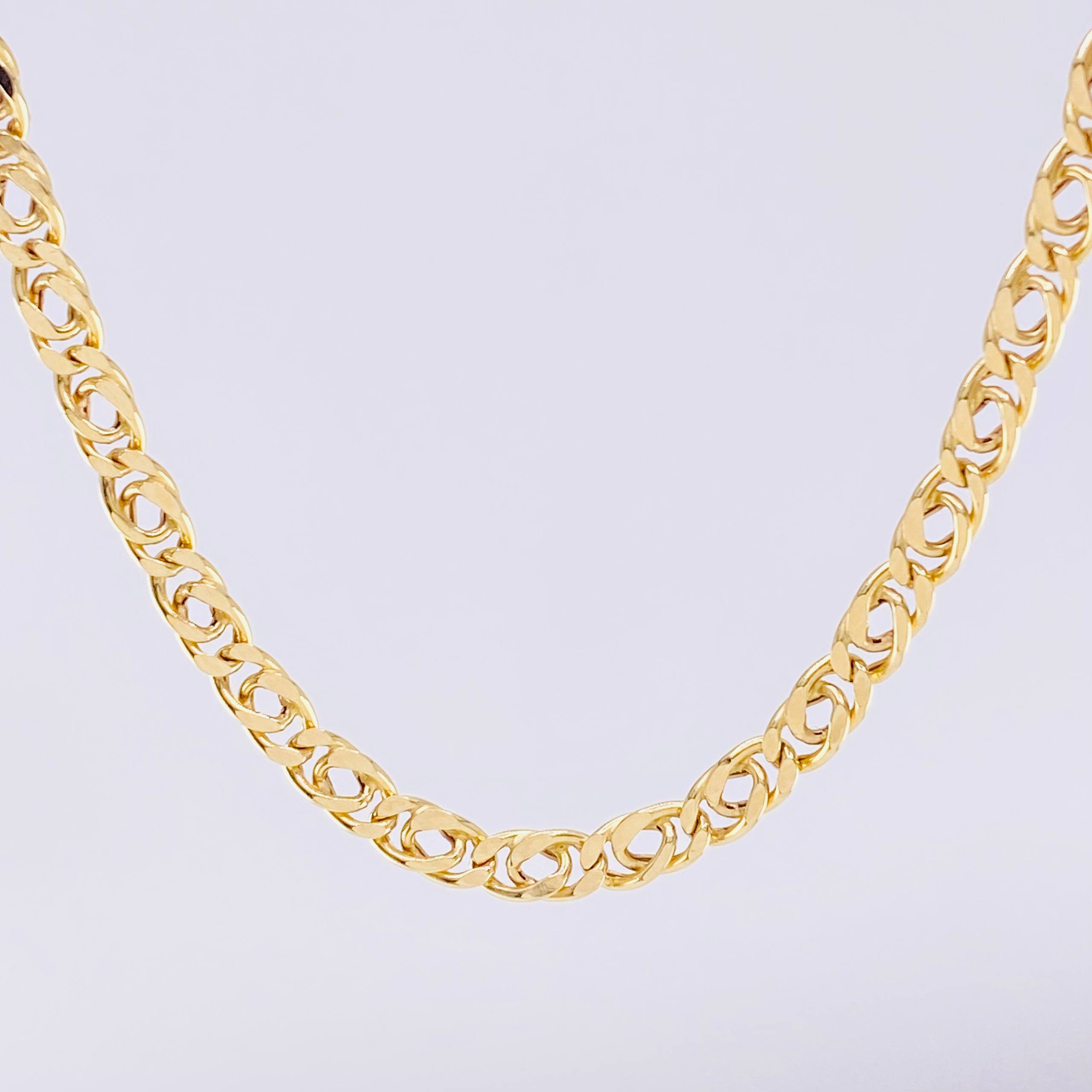 Cadena Lumachina 6.9 g / 50.5 cm / 3.7 mm Oro Amarillo 18K