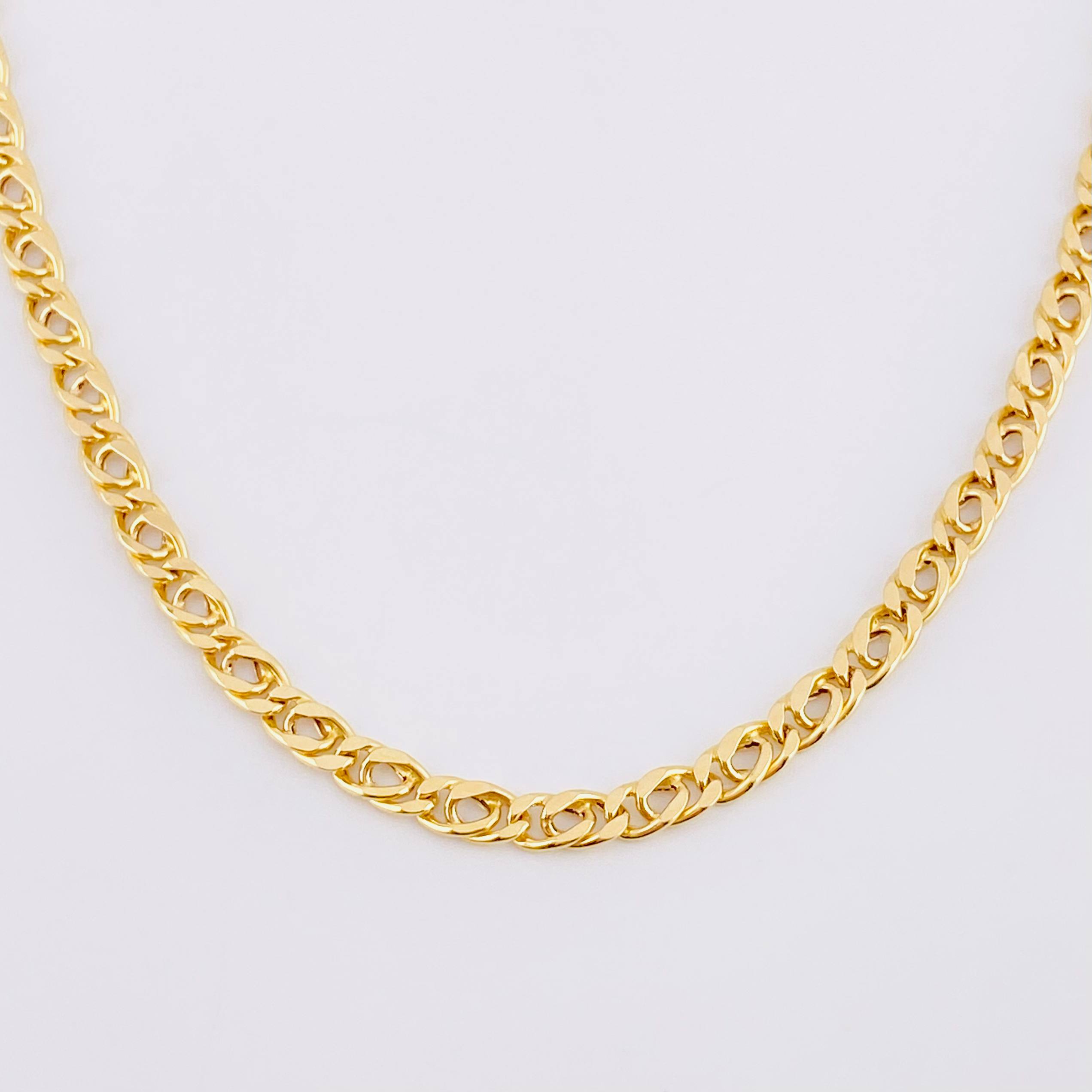 Cadena Lumachina 6.9 g / 50.5 cm / 3.7 mm Oro Amarillo 18K