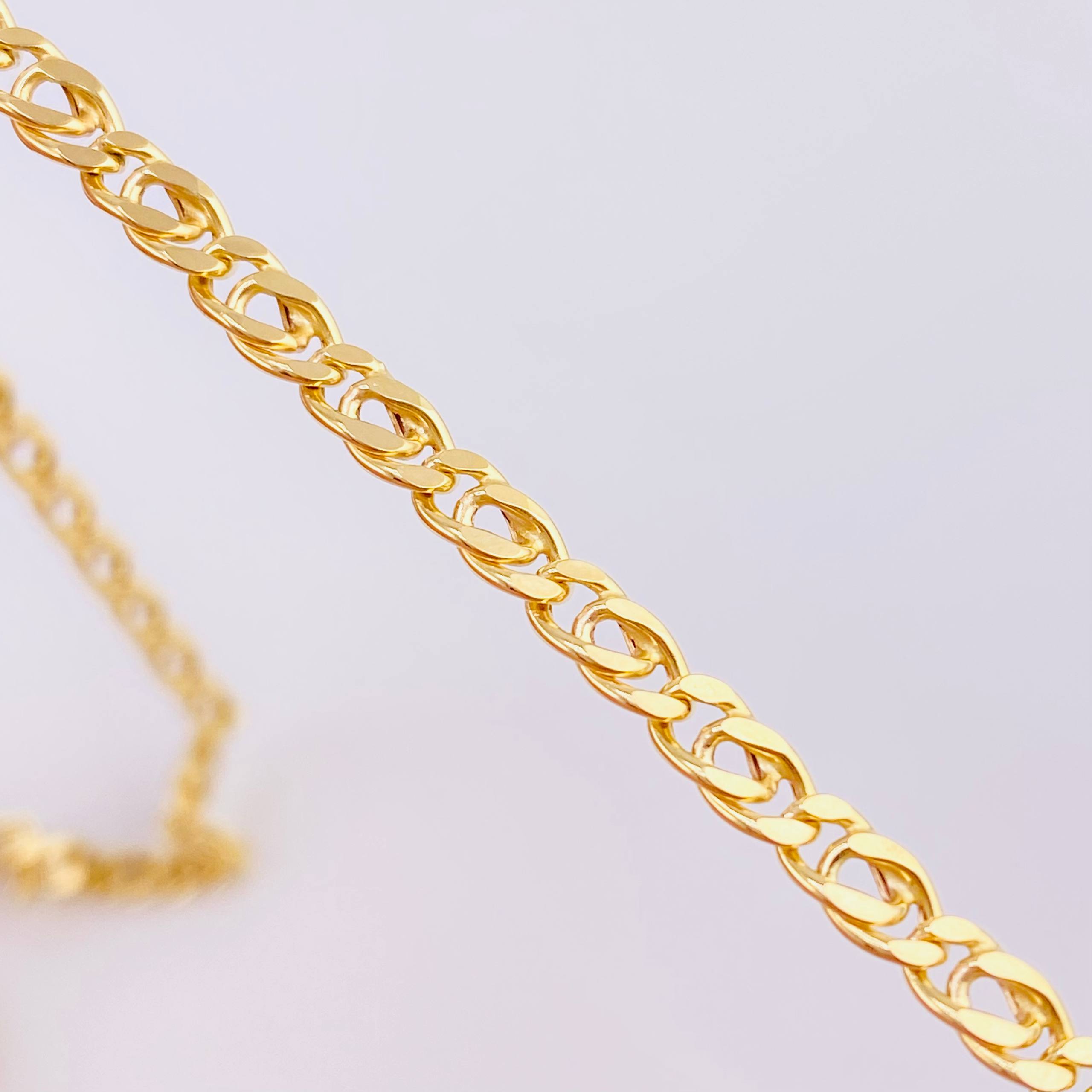 Cadena Lumachina 6.9 g / 50.5 cm / 3.7 mm Oro Amarillo 18K