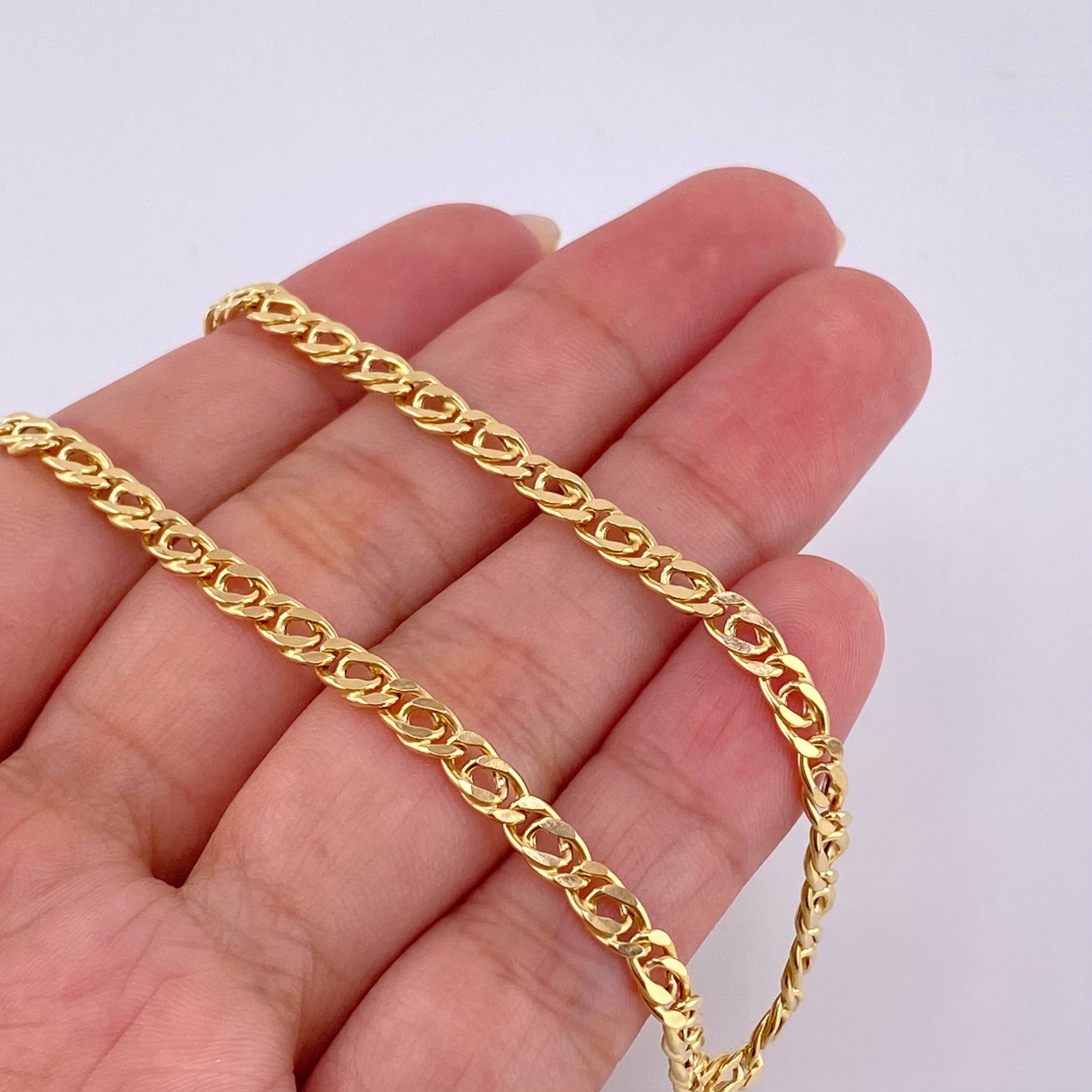 Cadena Lumachina 6.9 g / 50.5 cm / 3.7 mm Oro Amarillo 18K