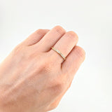 Anillo Medio Carril Grueso 1.45 g / T7 1/2 Oro Amarillo 18K