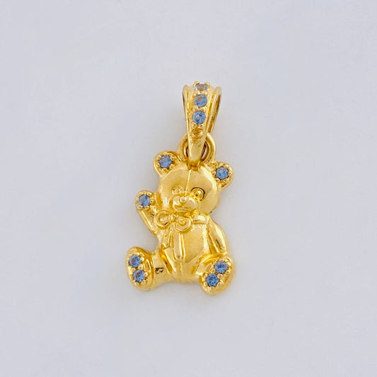 Dije Oso 1.3 g / 1.7 cm Oro Amarillo 18K