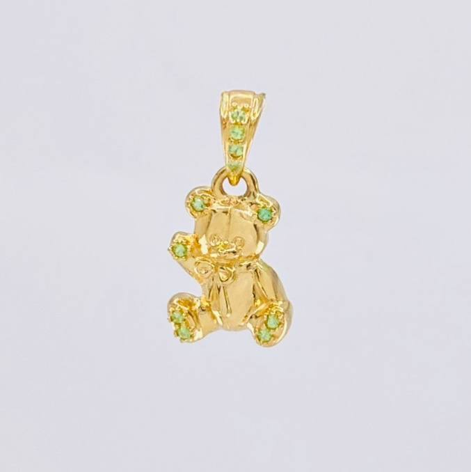 Dije Oso 1.3 g / 1.7 cm Oro Amarillo 18K