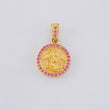 Dije Medalla San Miguel 1.95 g / 1.8 cm Oro Amarillo 18K