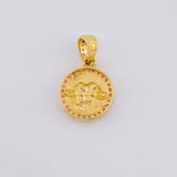 Dije Medalla San Miguel 1.95 g / 1.8 cm Oro Amarillo 18K