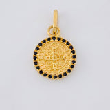 Dije Medalla San Benito 1.9 g / 2 cm Oro Amarillo 18K