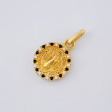 Dije Medalla San Benito 1.9 g / 2 cm Oro Amarillo 18K