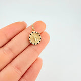 Dije Medalla San Benito 1.9 g / 2 cm Oro Amarillo 18K