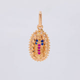 Dije Virgen De Guadalupe 1.35 g / 2.3 cm Oro Rosa 18K