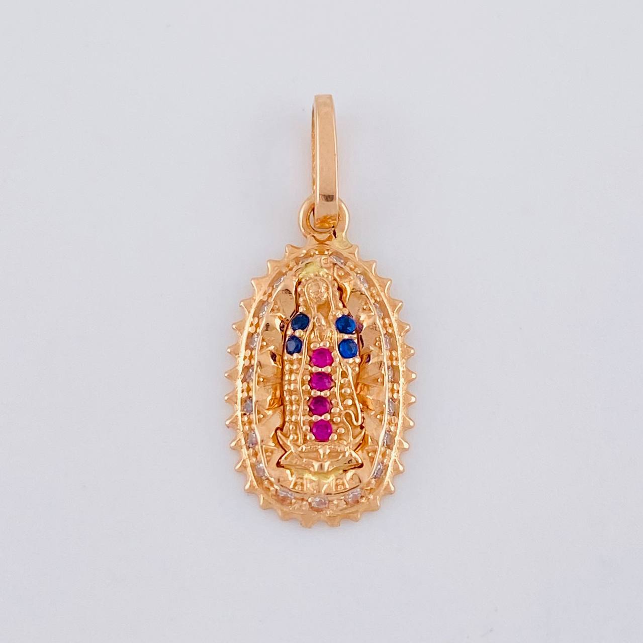 Dije Virgen De Guadalupe 1.35 g / 2.3 cm Oro Rosa 18K