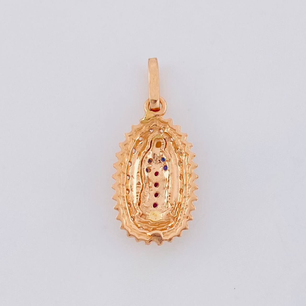 Dije Virgen De Guadalupe 1.35 g / 2.3 cm Oro Rosa 18K