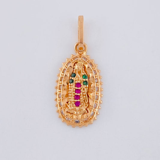 Dije Virgen De Guadalupe 1.4 g / 2.3 cm Oro Rosa 18K