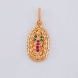 Dije Virgen De Guadalupe 1.35 g / 2.3 cm Oro Rosa 18K